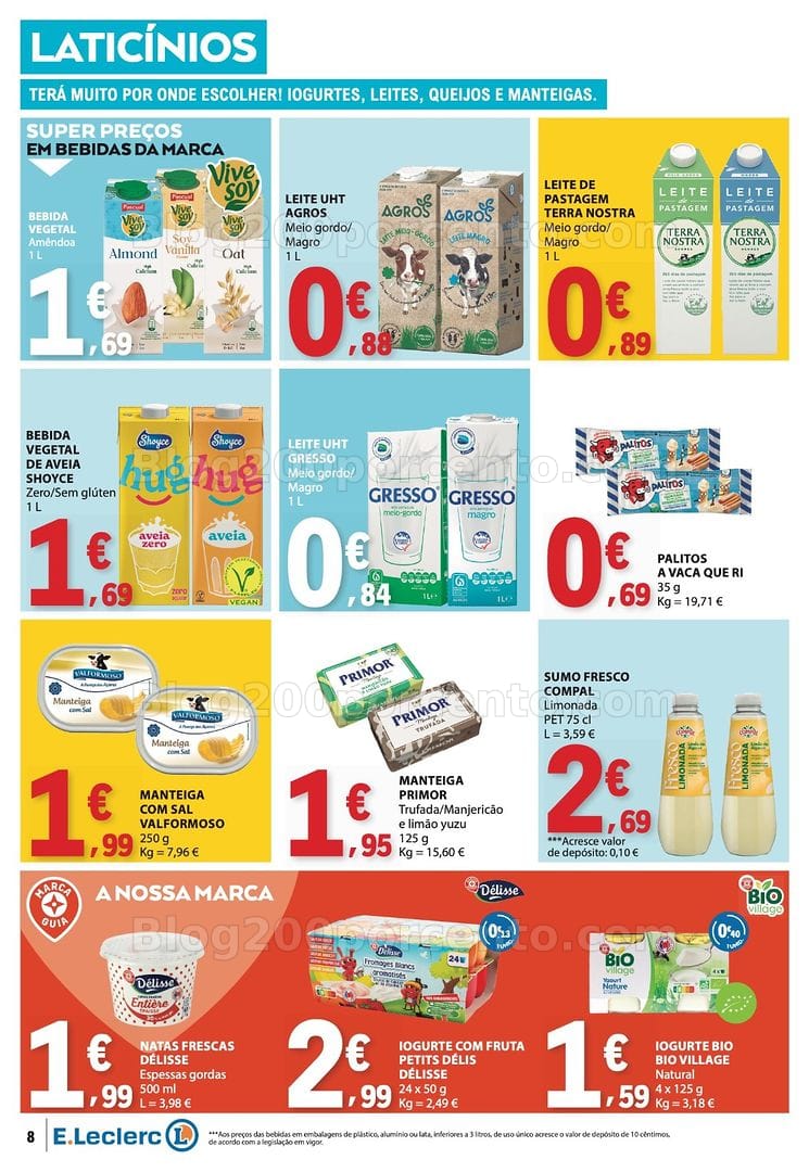 Antevisão Folheto E-LECLERC Promoções de 18 a 24 junho